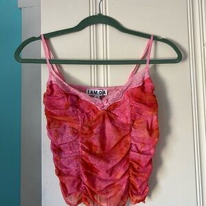 I.AM.GIA Pink and Orange Top